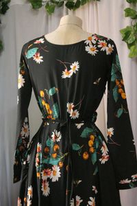 Floral Fully Flared Maxi Dress