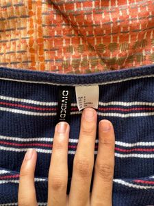 cute basic h&amp;m crop top