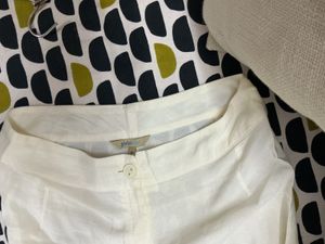 GLOBAL DESI White Eyelet Ethnic pants