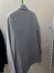 Light Blue Double-Breasted Blazer