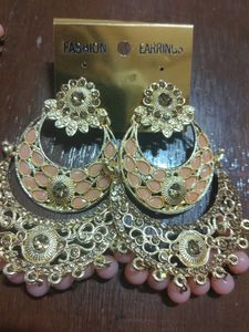 Earrings with Maang Tikka Set