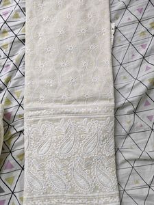 Elegant Chikankari Kurti with dupatta