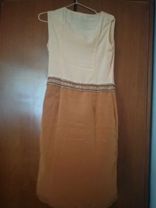 Stylish dress with Embellished Waistband