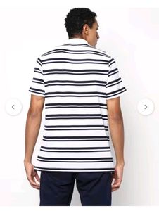 Men's Striped Polo T-Shirt (XS)