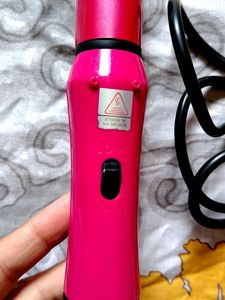 Pink Hair Curler &amp; Straightener