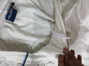 White Ellesse Track Pants