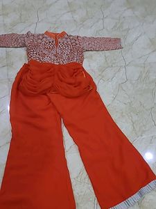 Designer Kurti Top And Pant Set For Party