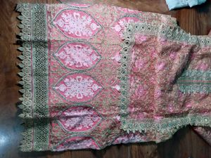 Pink Embellished Ethnic Festive Work Kurta/suit