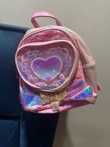 Sparkly Pink Heart Backpack
