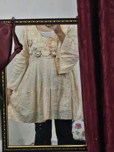 Boho Floral Embellished Kurta