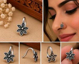 Elegant Floral Nose Pin for Women