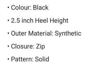 Black Pure Leather Boots 👢