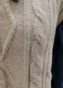 Unique Denim &amp; Knit Sweater Vest