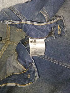 H&amp;M Blue Denim Mini Skirt