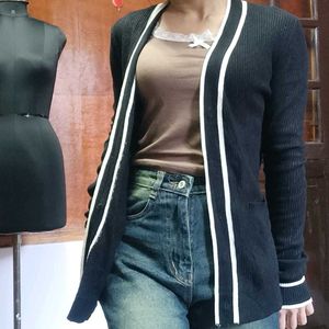 Elegant Black Cardigan