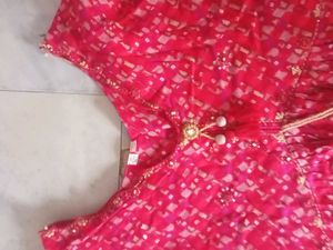 Beautiful Red Ethnic Kurta Set