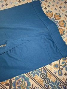 Stylish Blue Flared Pants