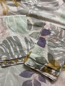 Branded King Size Print Bedsheet - used