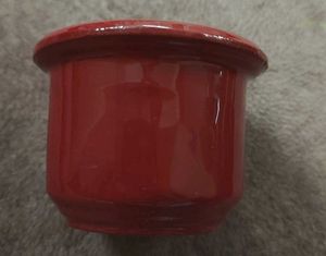 Mini Red Ceramic Decorative Cup