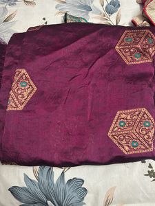 Beautiful Floral Print Saree