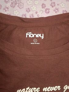 Brown Graphic T-Shirt + Cargo Jeans