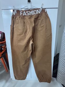 Fashion Elastic Waist Pants
