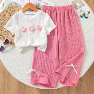 Cute Floral Print Girls Outfit