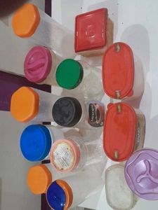 collection of Mixed Plastic Containers - Kitchen S