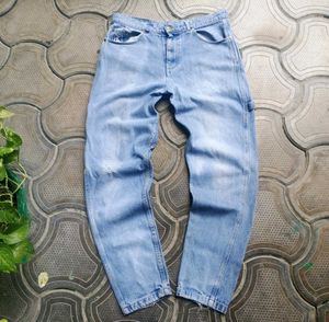 Karl kani Light Wash Relaxed Fit Jeans