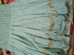 Beautiful Sky Blue Ethnic Gown for Sale ✨