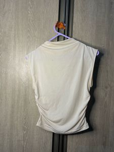 H&amp;M Ruched Sleeveless Top