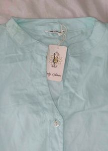 Light Blue Tiered Ruffle Mini Dress