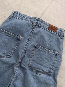 Y2k Light Wash Cargo Jeans