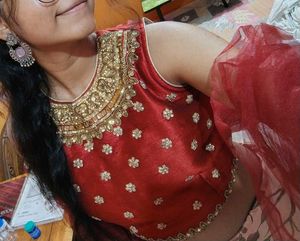 Beautiful Floral Lehenga Choli Set