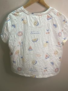Cute Summer Fruit Print T-Shirt