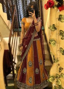 y2k Lehanga Saree 🌻