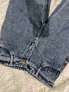 Classic Blue Wash Straight Leg Jeans