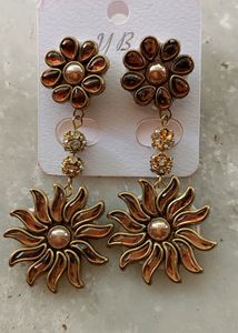 Floral Statement Earrings