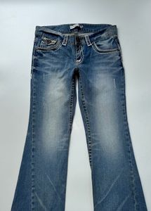 Y2K low rise bootcut jeans