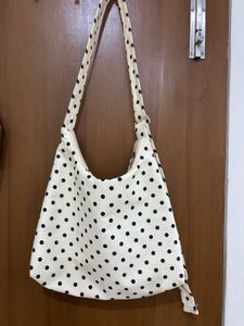 Coquette Cute Polka Dot Hobo Bag
