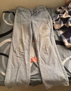 Light Wash Wide Leg Jeans