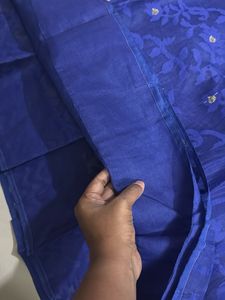 Elegant Blue Jamdani Saree
