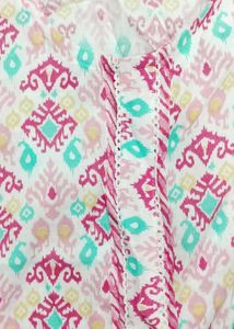 Pink Printed Kurta Palazzo Set
