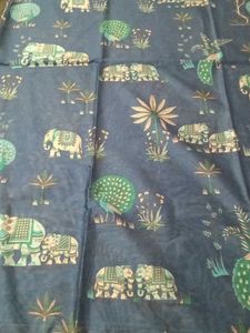 Beautiful Teal Elephant Print Suit