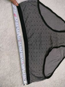 Comfortable 32,34🥰Grey Printed Briefs