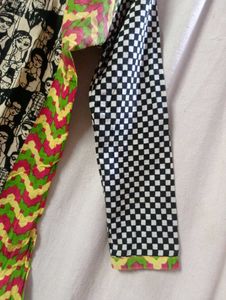 Bold Fusion Print Kurti – Stand Out in Style