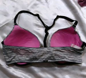 Stylish Striped Push-Up Bra