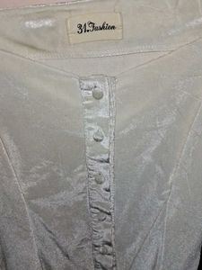 Velvet Square Neck Blouse