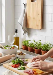 Bamboo Cutting Board with Handle
