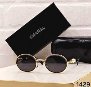 Chanel Round Sunglasses with Pearl Detail